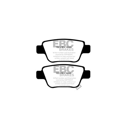 EBC PD40K1802 Toyota Avensis Ultimax Pad & Plain Disc Kit 3 | ML Performance UK Car Parts