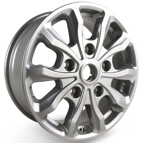 GENUINE FORD 2221797 TOURNEO CUSTOM & TRANSIT CUSTOM ALLOY WHEEL 17" 10-SPOKE DESIGN, SPARKLE SILVER | ML Performance UK