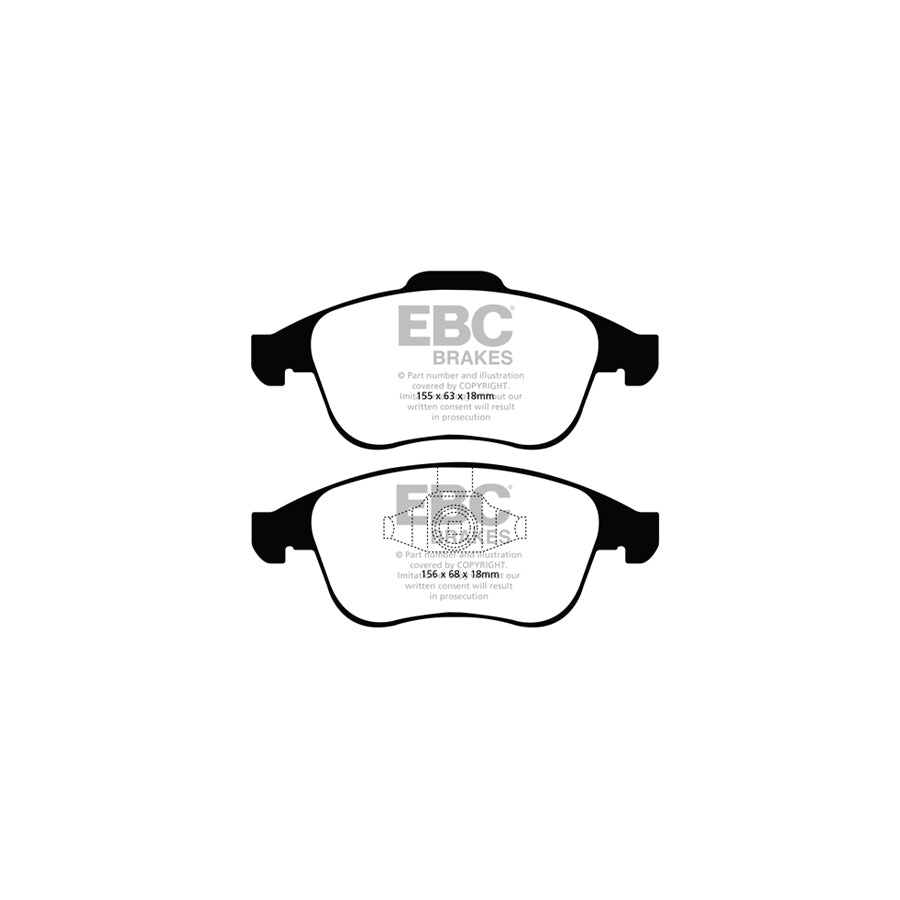 EBC DP1993 Renault Laguna 3 Ultimax Front Brake Pads - ATE Caliper 2 | ML Performance UK Car Parts