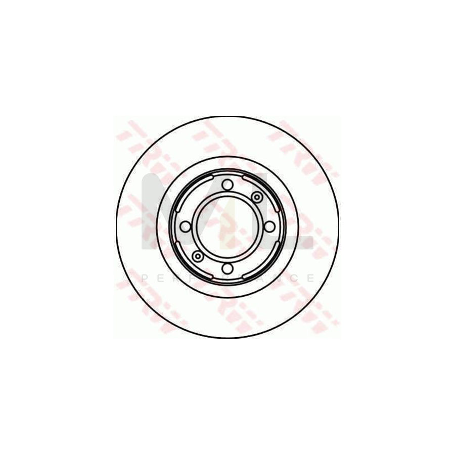 TRW DF1714 Brake Disc Solid | ML Performance Car Parts