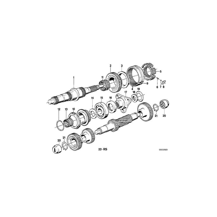 Genuine BMW 23221224547 E34 E28 E30 Needle Cage 30X34X26,8 (Inc. 316i, 518i & 316) | ML Performance UK Car Parts