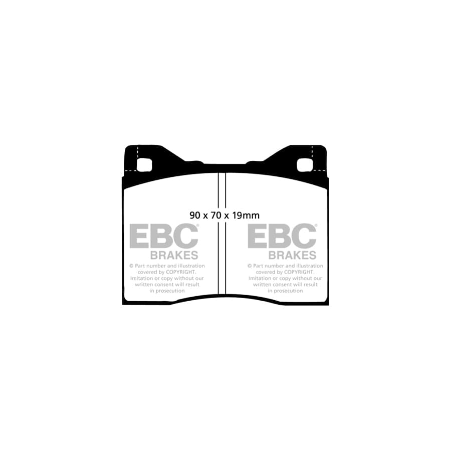 EBC PD40K355 BMW E12 Ultimax Pad & Plain Disc Kit - ATE Caliper 2 | ML Performance UK Car Parts