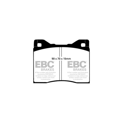 EBC PD40K355 BMW E12 Ultimax Pad & Plain Disc Kit - ATE Caliper 2 | ML Performance UK Car Parts