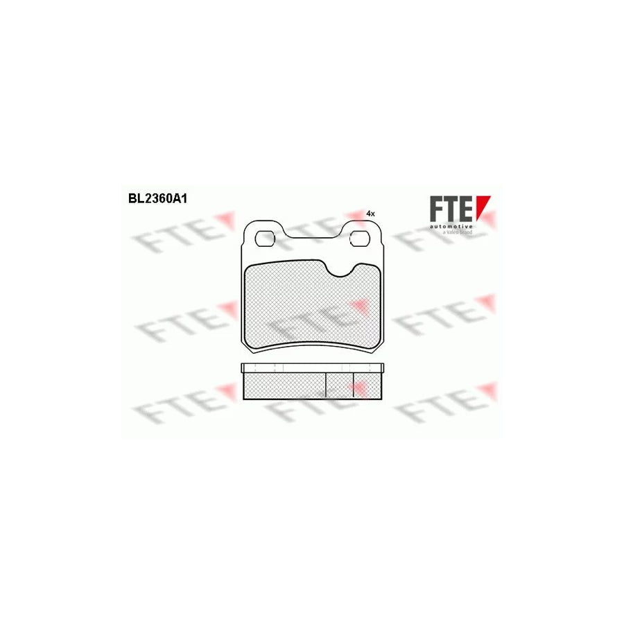 Fte 9010710 Brake Pad Set | ML Performance UK Car Parts