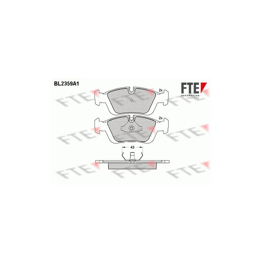 Fte 9010709 Brake Pad Set | ML Performance UK Car Parts