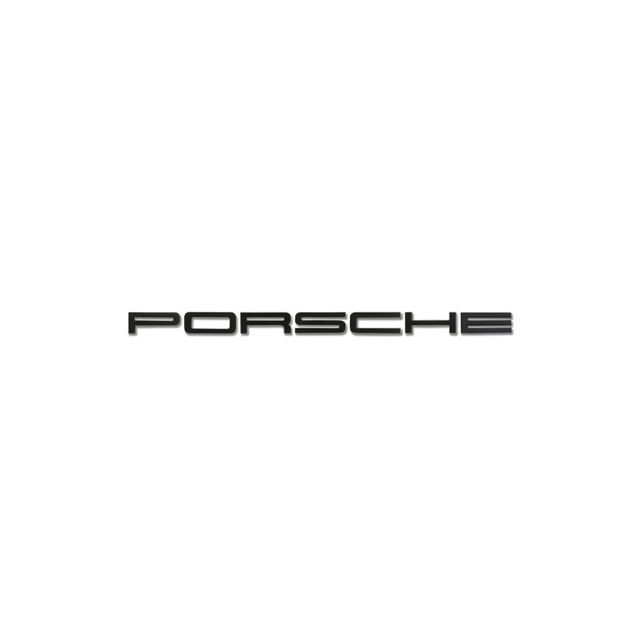 Genuine Porsche 'Porsche' Decklid Emblem, In Black Porsche 911 1972-73 | ML Performance UK Car Parts