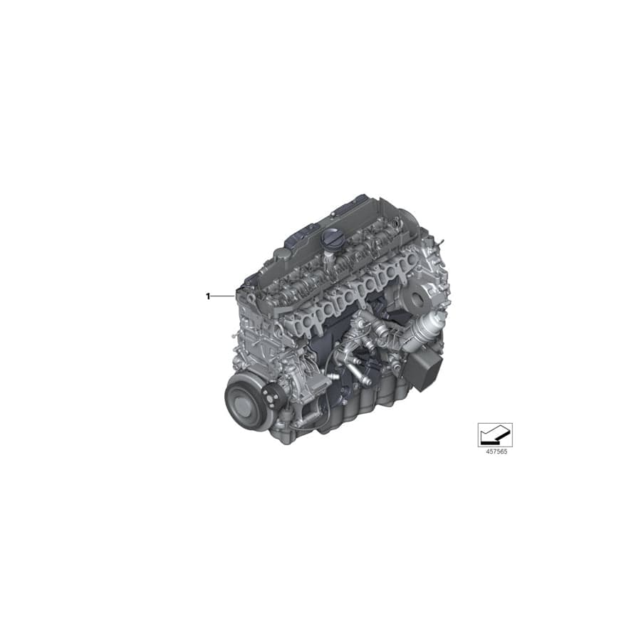 Genuine BMW 11002473250 G05 G07 G11 Exch. Short Engine B57D30C (Inc. X6 M50dX, X5 M50dX & 750dX) | ML Performance UK Car Parts