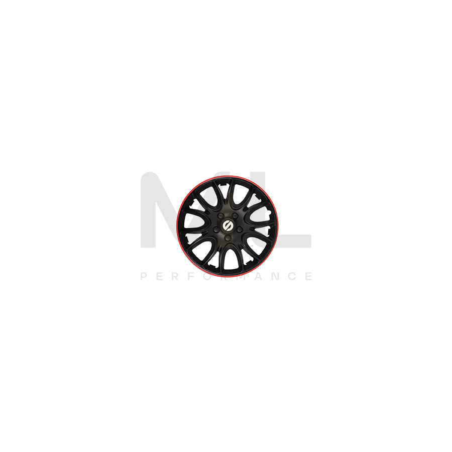 SPARCO Veneto SPC1594BKRD Wheel trims 15 Inch Black/Red | ML Performance Car Parts