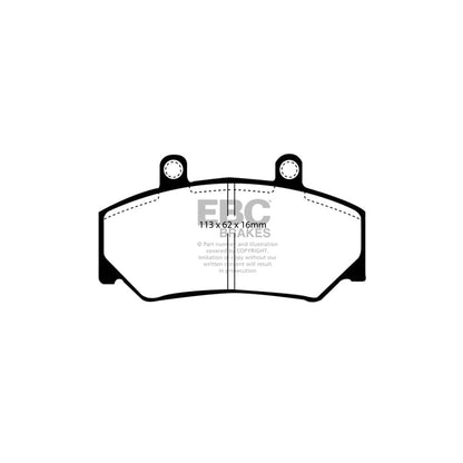 EBC PDKF2306 Volvo Ultimax Front Brake Pad & Plain Disc Kit - ATE/Girling/TRW Caliper (Inc. 740, 760, 780) 2 | ML Performance UK Car Parts