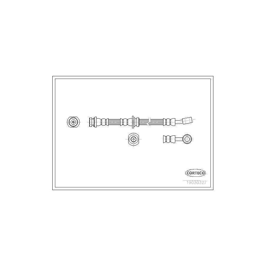 Corteco 19030327 Brake Hose | ML Performance UK