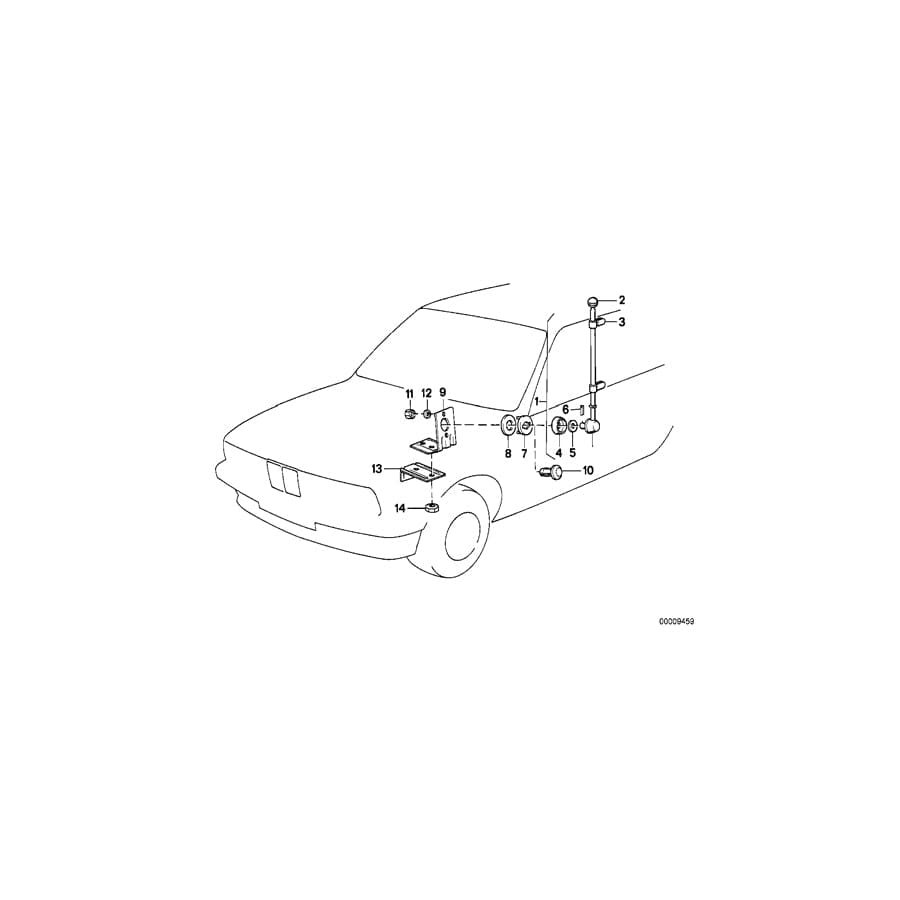 Genuine BMW 72601827194 E65 E38 E66 Ball (Inc. 750Li) | ML Performance UK Car Parts