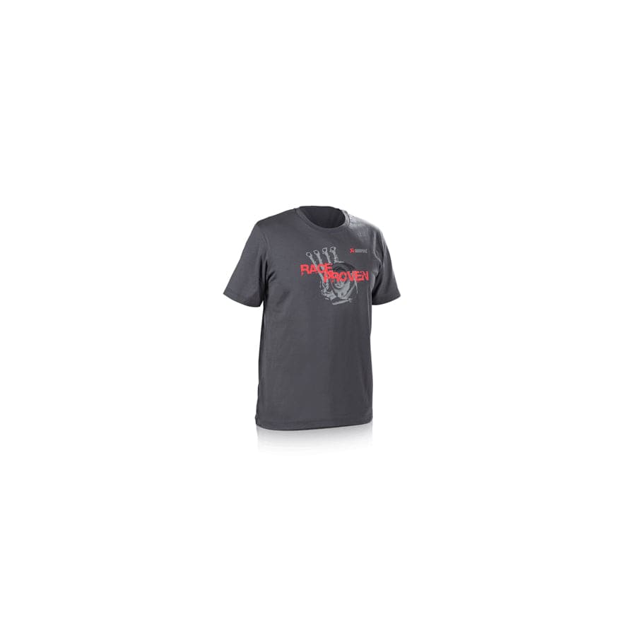 Akrapovic Lifestyle T-shirt Race Proven Men's Grey | ML Performance UK Car Parts