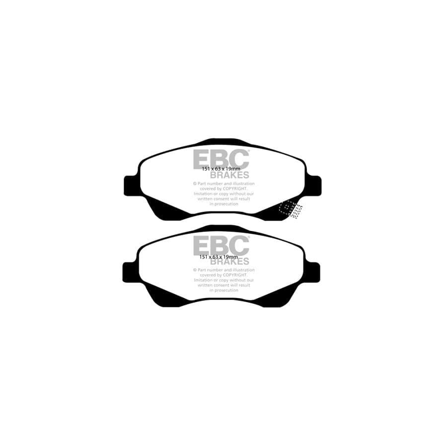 EBC PD40K1802 Toyota Avensis Ultimax Pad & Plain Disc Kit 2 | ML Performance UK Car Parts