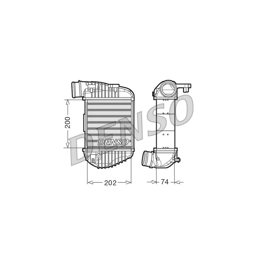 Denso DIT02023 Dit02023 Intercooler For Audi A6 | ML Performance UK