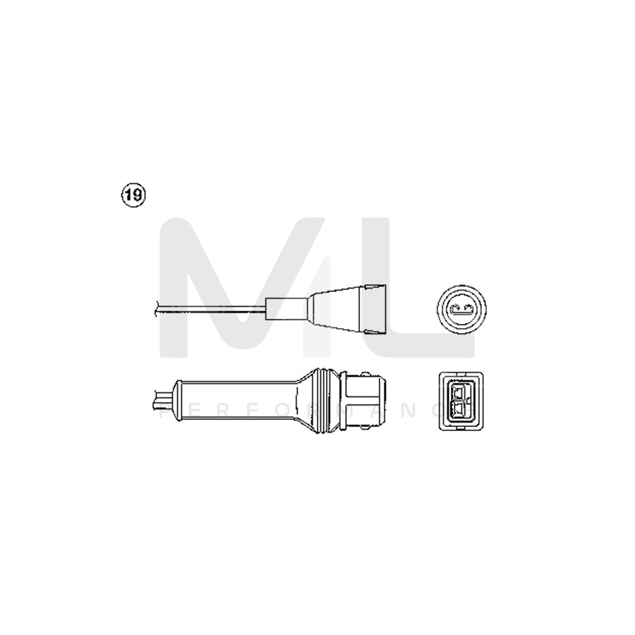 NTK Lambda Sensor / O2 Sensor (NGK 0204) - OZA446-E50 | ML Car Parts UK | ML Performance