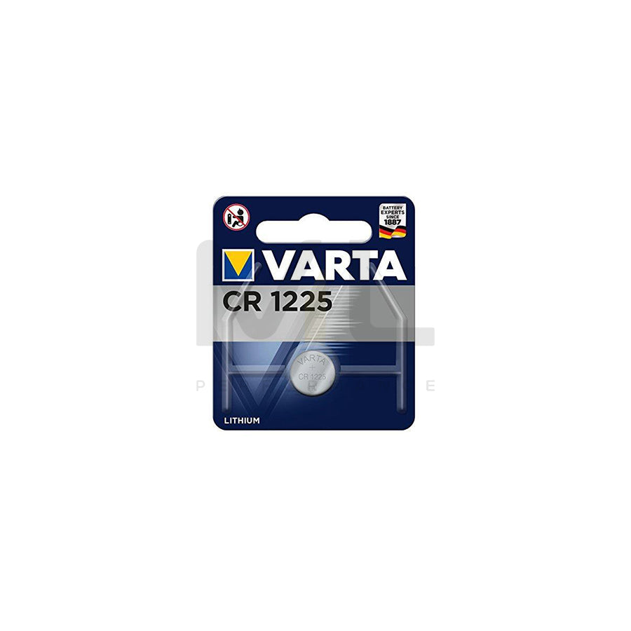 VARTA CR 1225 06225 101 401 Button cell battery 3V, 48mAh, Piece | ML Performance Car Parts