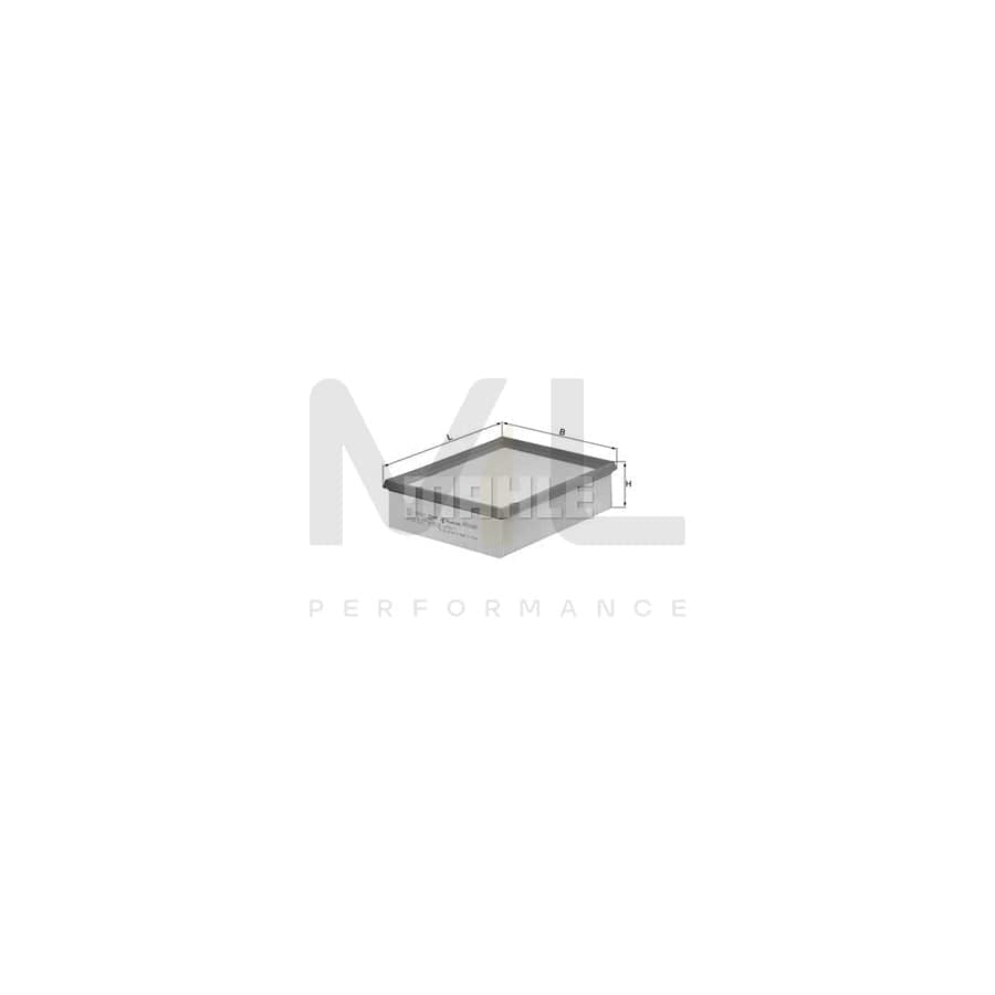 MAHLE ORIGINAL LX 742/1 Air Filter Filter Insert | ML Performance Car Parts