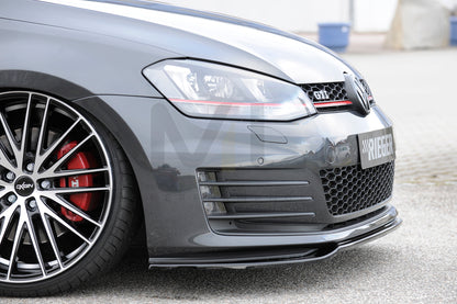 Rieger 00088099 VW Mk7 Golf Front Splitter (GTI & GTD) 8 | ML Performance UK Car Parts