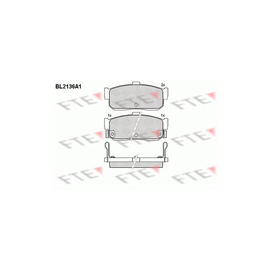 Fte BL2136A1 Brake Pad Set | ML Performance UK Car Parts