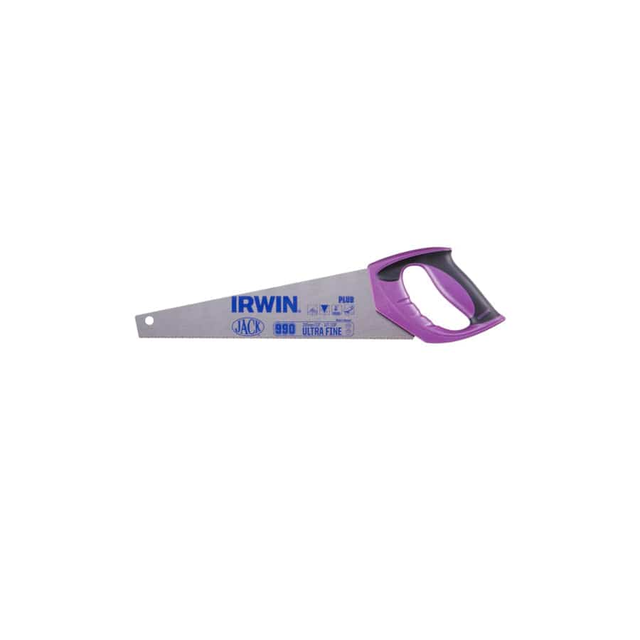 IRWIN Jack JAK990UHPTB 990UHP Fine Junior / Toolbox Handsaw Soft-Grip 335mm (13in) 12 TPI | ML Performance UK