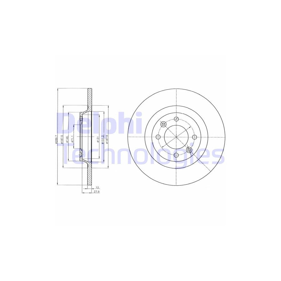 Delphi Bg4322 Brake Disc