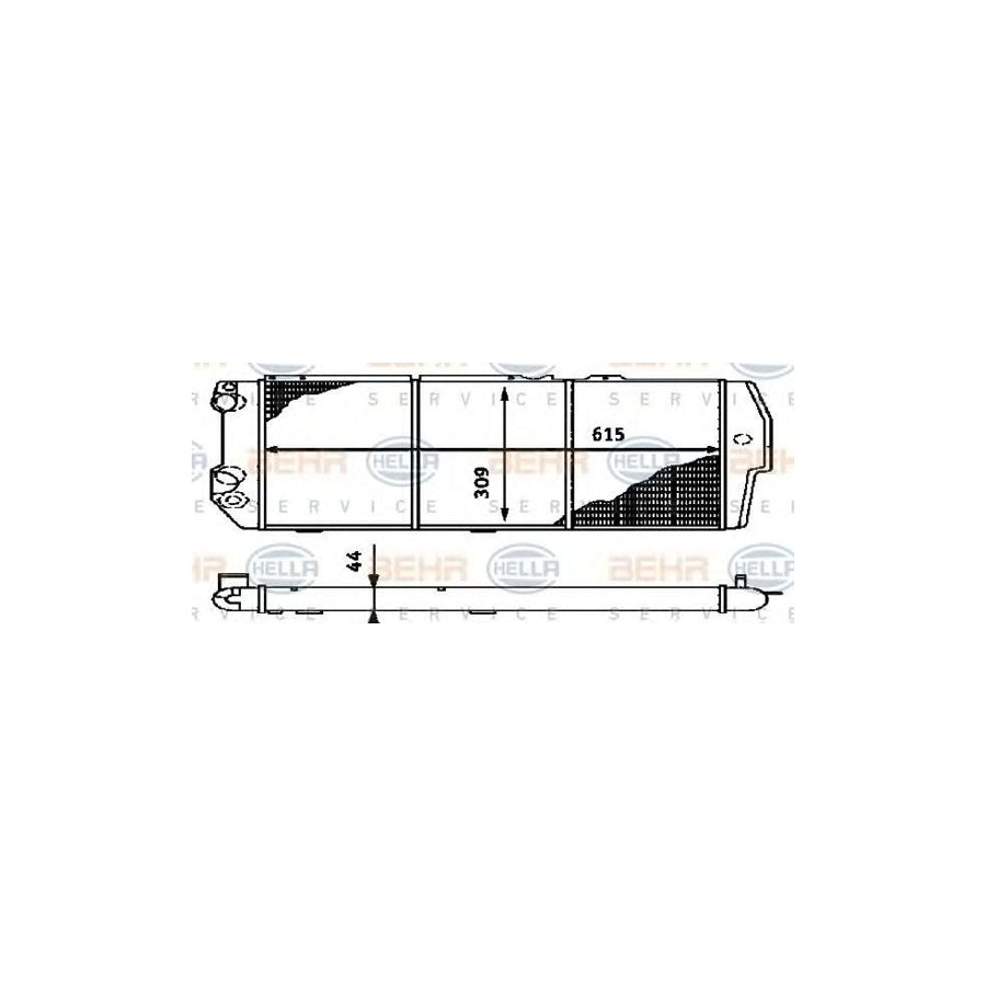 Hella 8MK 376 714-581 Engine Radiator