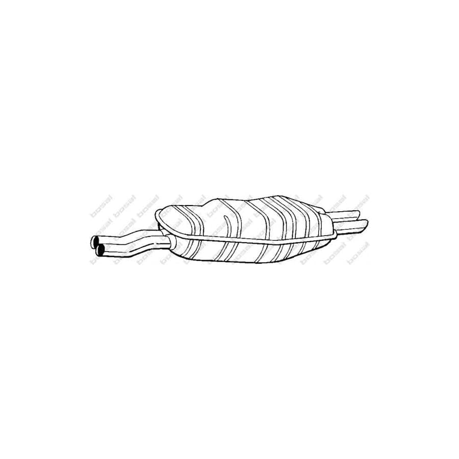 Bosal 247-119 Rear Silencer For Bmw 5 Series