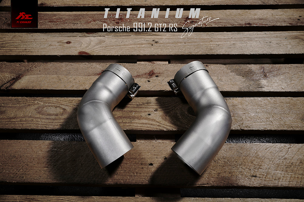 FI Exhaust PH-GT2Ti-NCAT + PH-GT2Ti-CBV Catless Downpipe (Titanium) + Valvetronic Muffler (Titanium) | ML Performance UK Car Parts