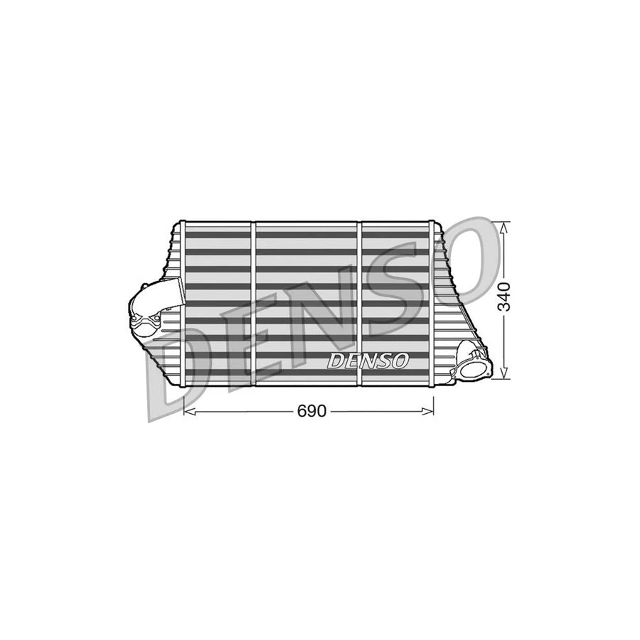 Denso DIT23001 Dit23001 Intercooler For Renault Espace Iii (Je) | ML Performance UK