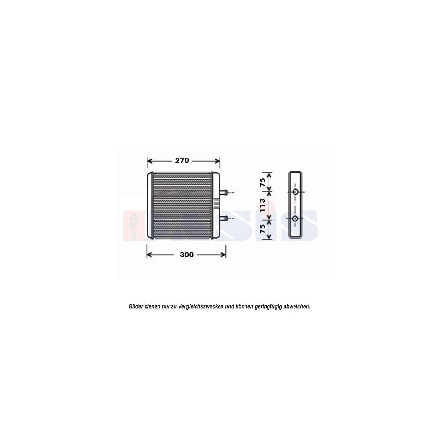 AKS Dasis 409003N Heater Matrix For IVeco Daily | ML Performance UK