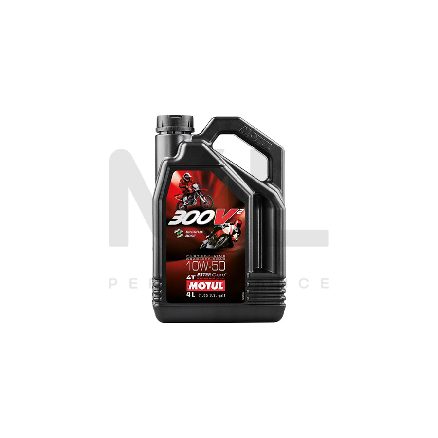 Motul 300V2 4T Factory Line 10w-50 Ester Synthetic Racing Motorcycle Engine Oil (Old Label) 4l | Engine Oil | ML Car Parts UK | ML Performance