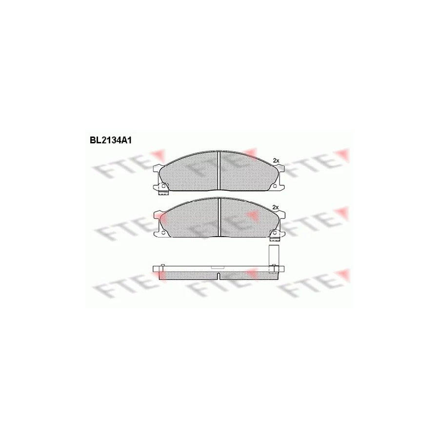 Fte BL2134A1 Brake Pad Set For Subaru Svx (Cx) | ML Performance UK Car Parts