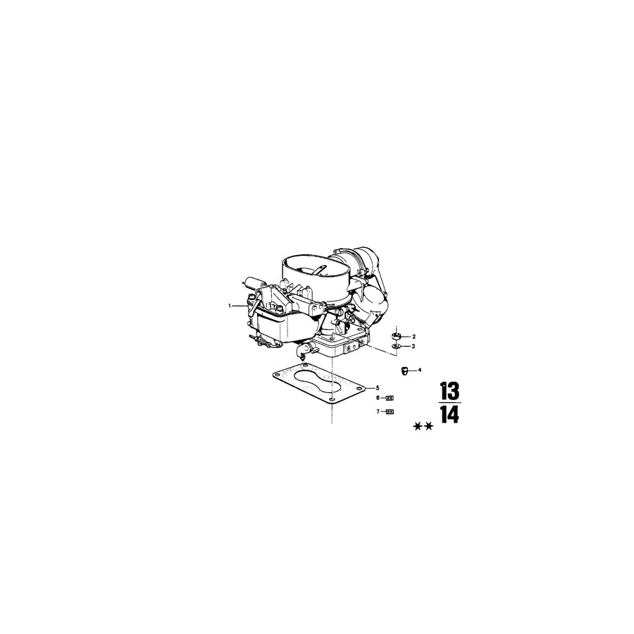 Genuine BMW 13119065691 E21 E12 Gasket Asbestos Free (Inc. 1502) | ML Performance UK Car Parts