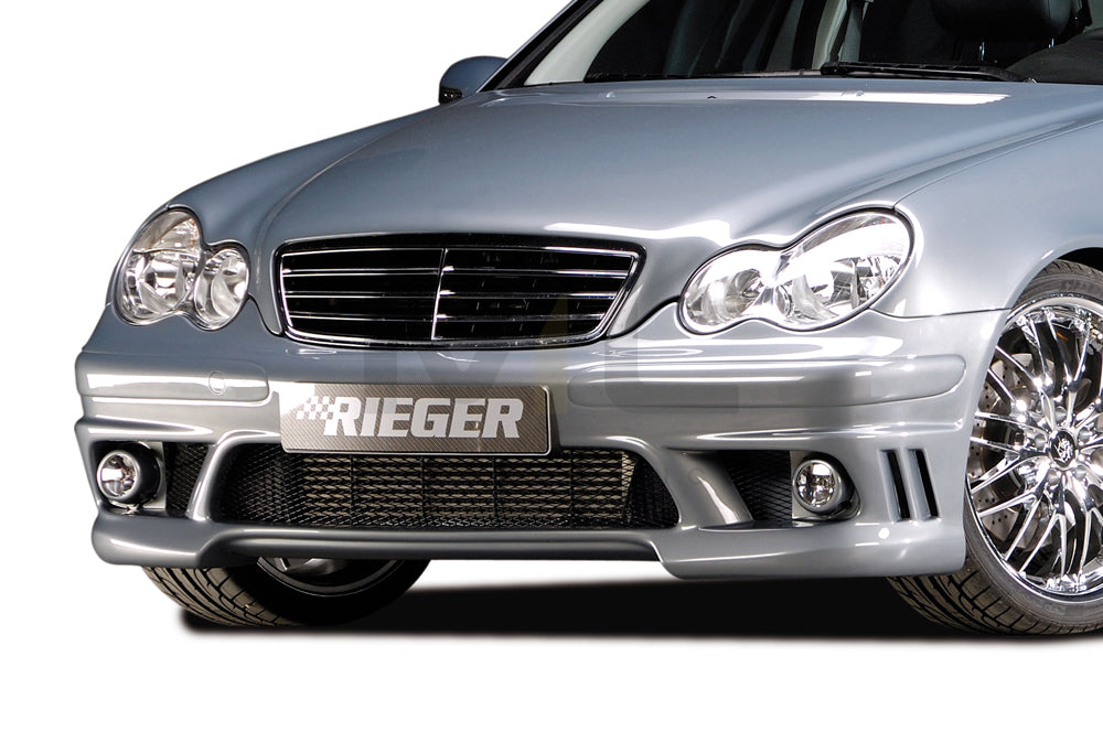 Rieger 00025201 Mercedes-Benz W203 C-Class Front Bumper 1 | ML Performance UK Car Parts