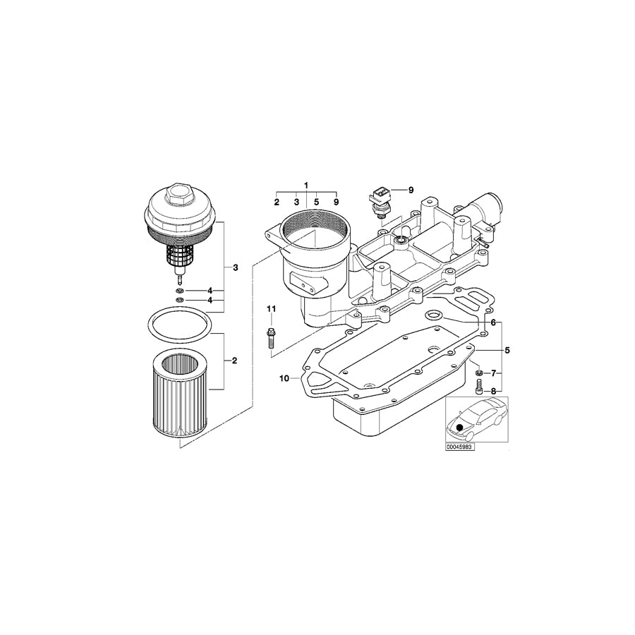 Genuine BMW 11427785375 E38 E65 Gasket Ring (Inc. 740d & 745d) | ML Performance UK Car Parts