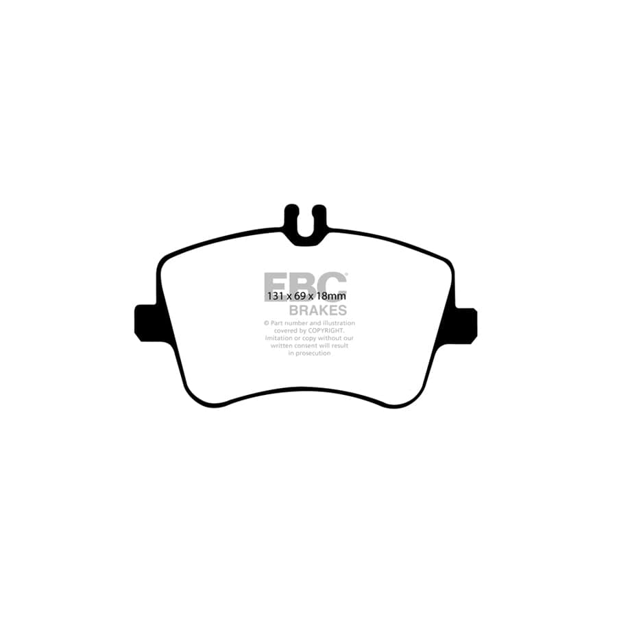 EBC PD12KF183 Mercedes-Benz W/CL/CLC203 C209 R171 Redstuff Front Brake Pad & GD Disc Kit - ATE Caliper 2 | ML Performance UK Car Parts