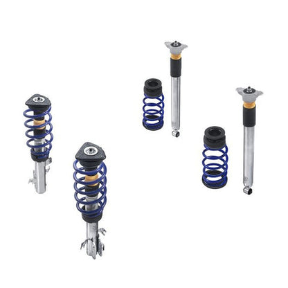 GENUINE FORD 2317842 FIESTA COILOVER SUSPENSION KIT STAINLESS STEEL WITH POWDER COATED SPRINGS IN FORD PERFORMANCE BLUE | ML Performance UK