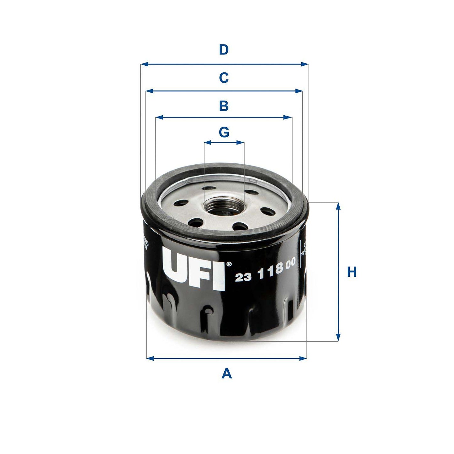 UFI 23.118.00 Oil Filter