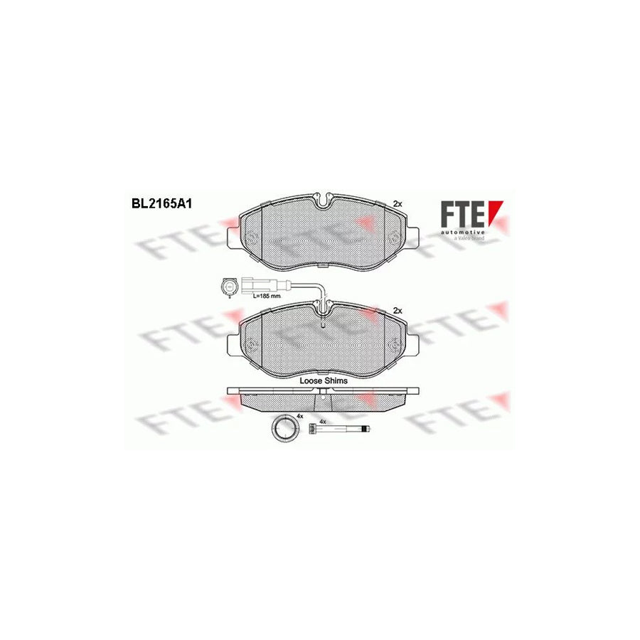 Fte BL2165A1 Brake Pad Set | ML Performance UK Car Parts