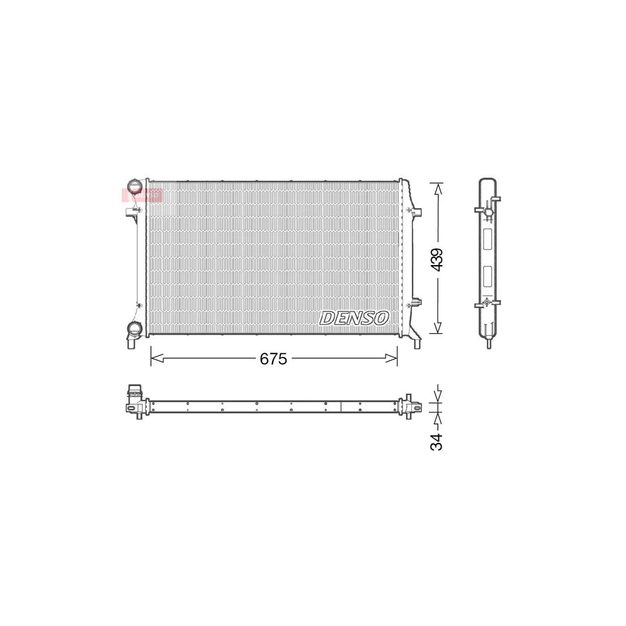 Denso DRM02027 Drm02027 Engine Radiator For Audi A6 | ML Performance UK