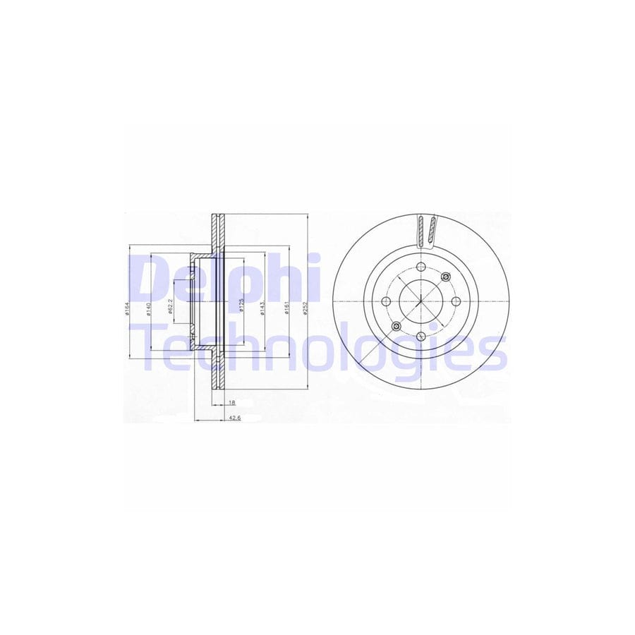 Delphi Bg4295 Brake Disc