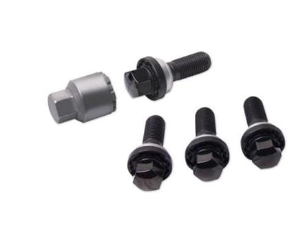 Aston Martin HY53-17A147-BA Locking Wheel Bolts - Black | ML Performance UK Car Parts