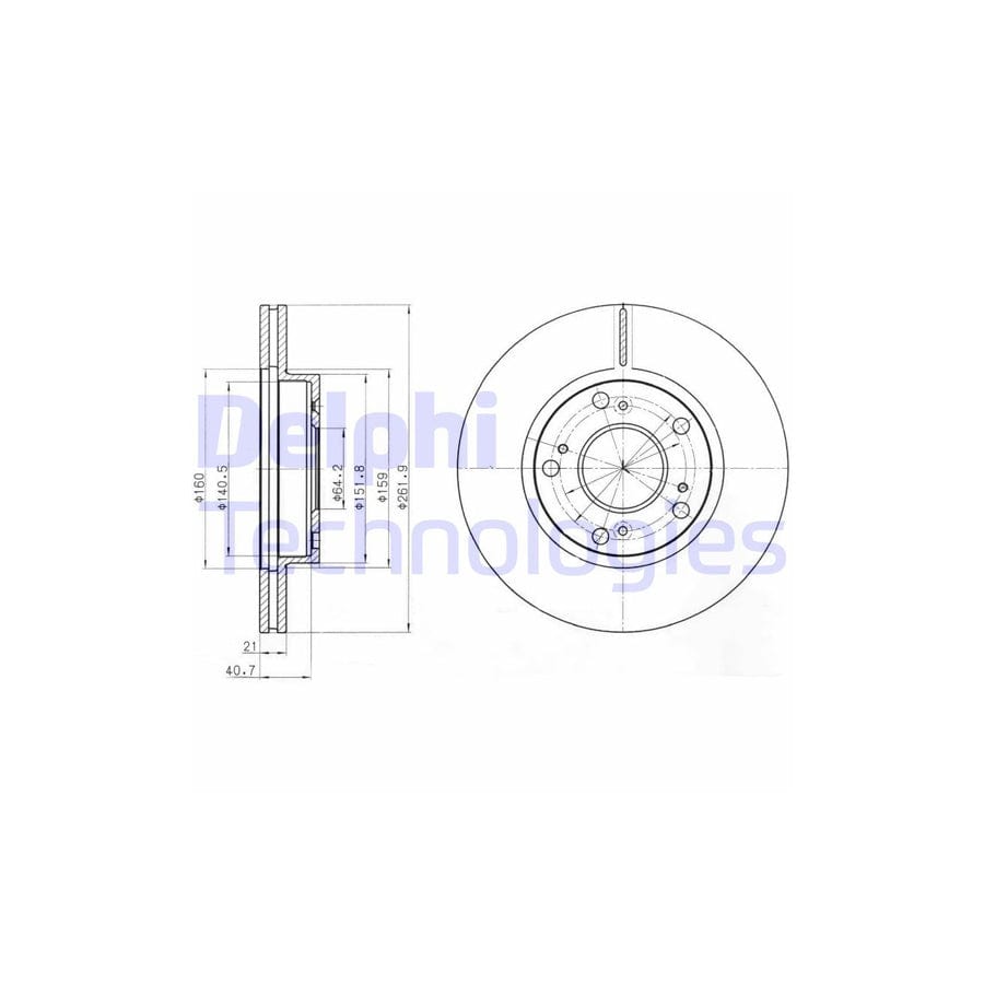 Delphi Bg4294 Brake Disc