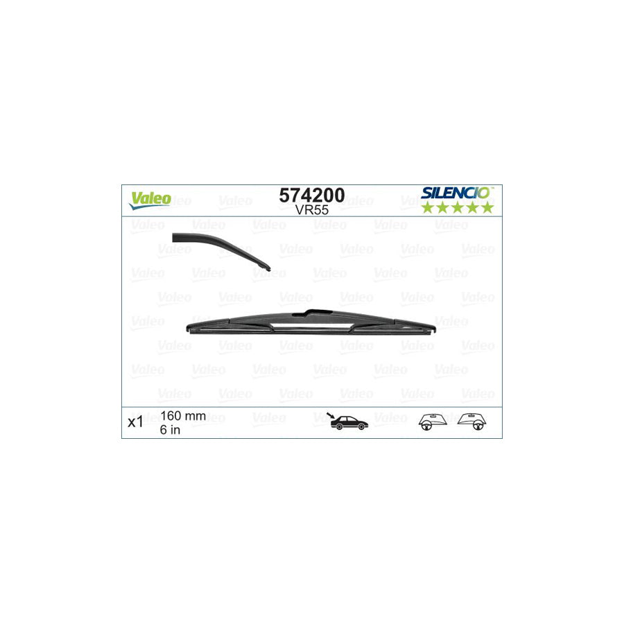 Valeo 574200 Wiper Blade | ML Performance UK Car Parts