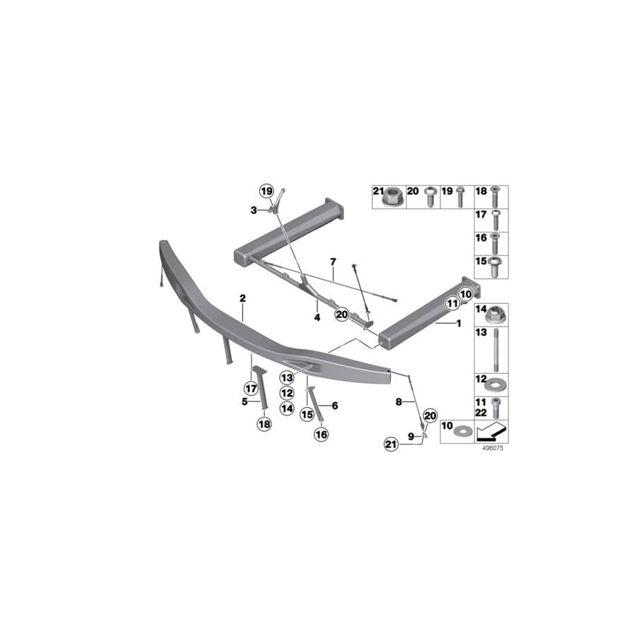 Genuine BMW 11004674340 Fillister-Head Screw M5X16 (Inc. M6 GT3) | ML Performance UK Car Parts