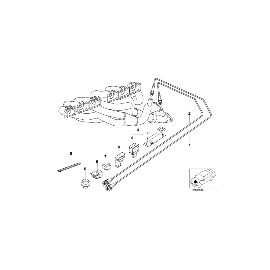 Genuine BMW 17111709419 F07 F02 F01 Push-Button (Inc. 525i) | ML Performance UK Car Parts