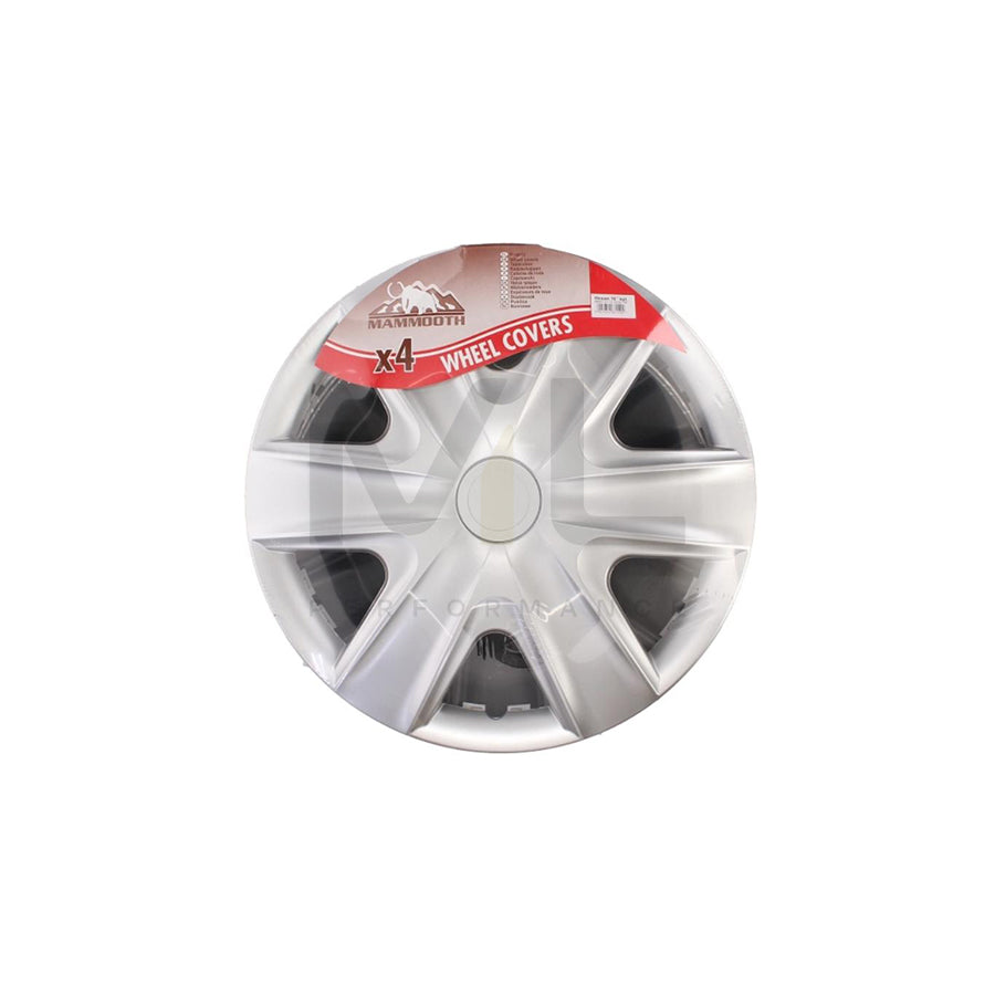 MAMMOOTH Hexan A112 2038 14 Wheel trims 14 Inch Silver | ML Performance Car Parts