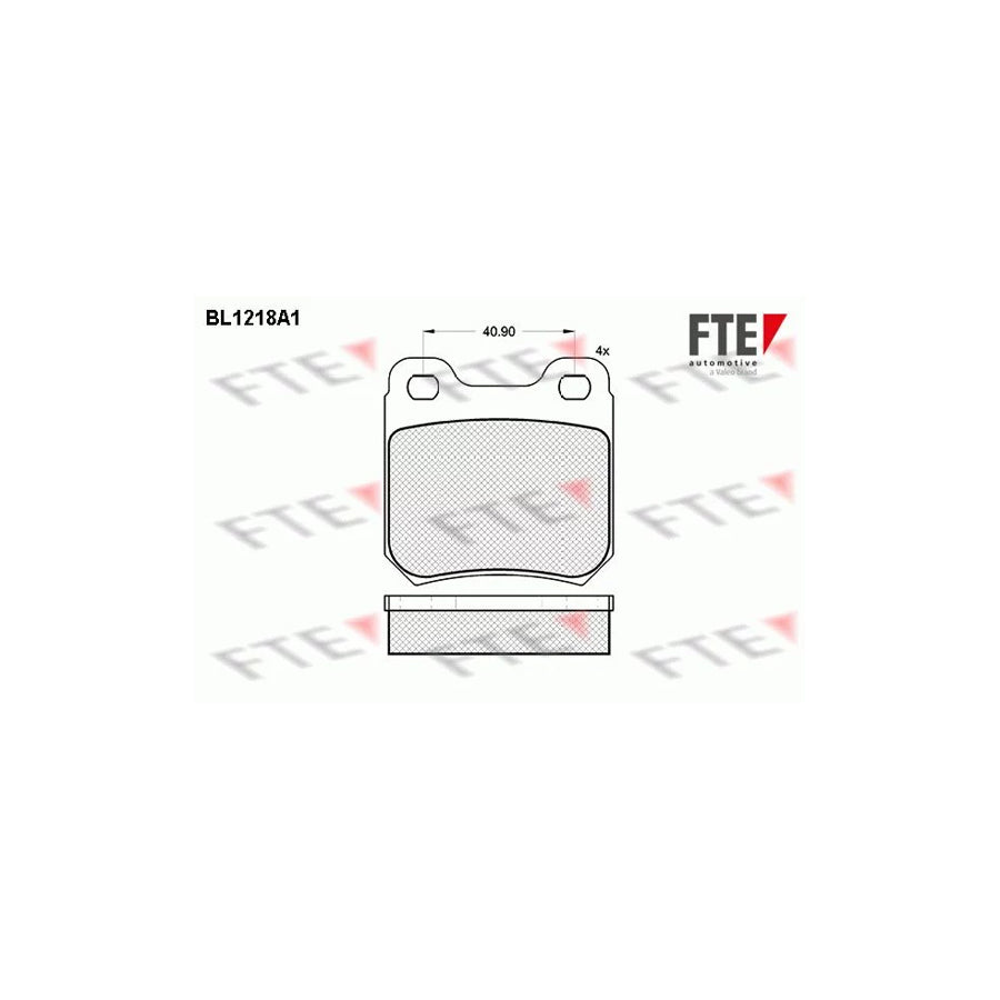 Fte BL1218A1 Brake Pad Set | ML Performance UK Car Parts