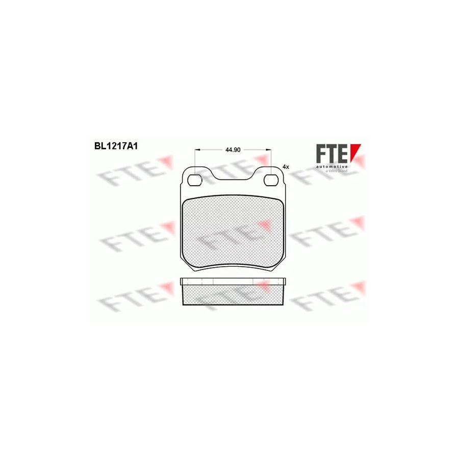 Fte BL1217A1 Brake Pad Set | ML Performance UK Car Parts