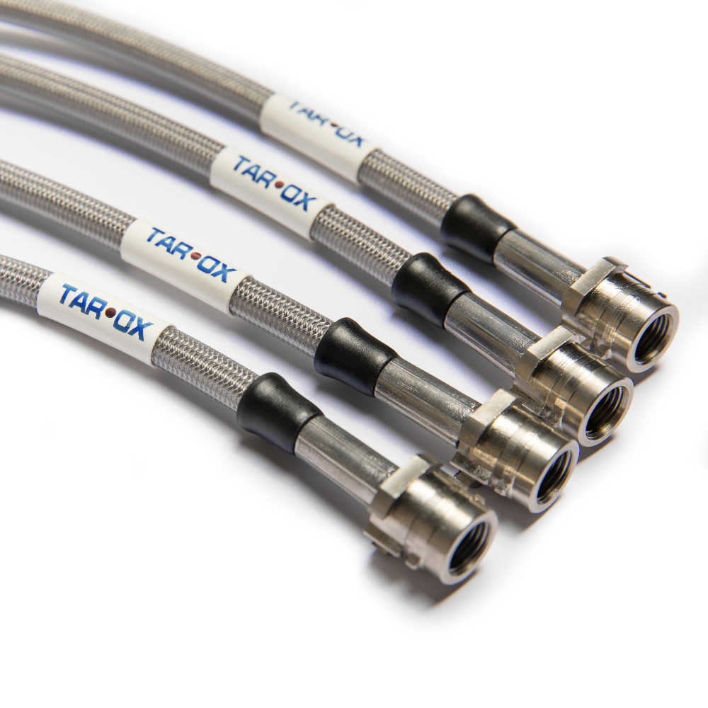 TAROX TX-LN-0800-4 Braided Brake Hoses - Lancia Thema (Non-ABS) | ML Performance UK Car Parts